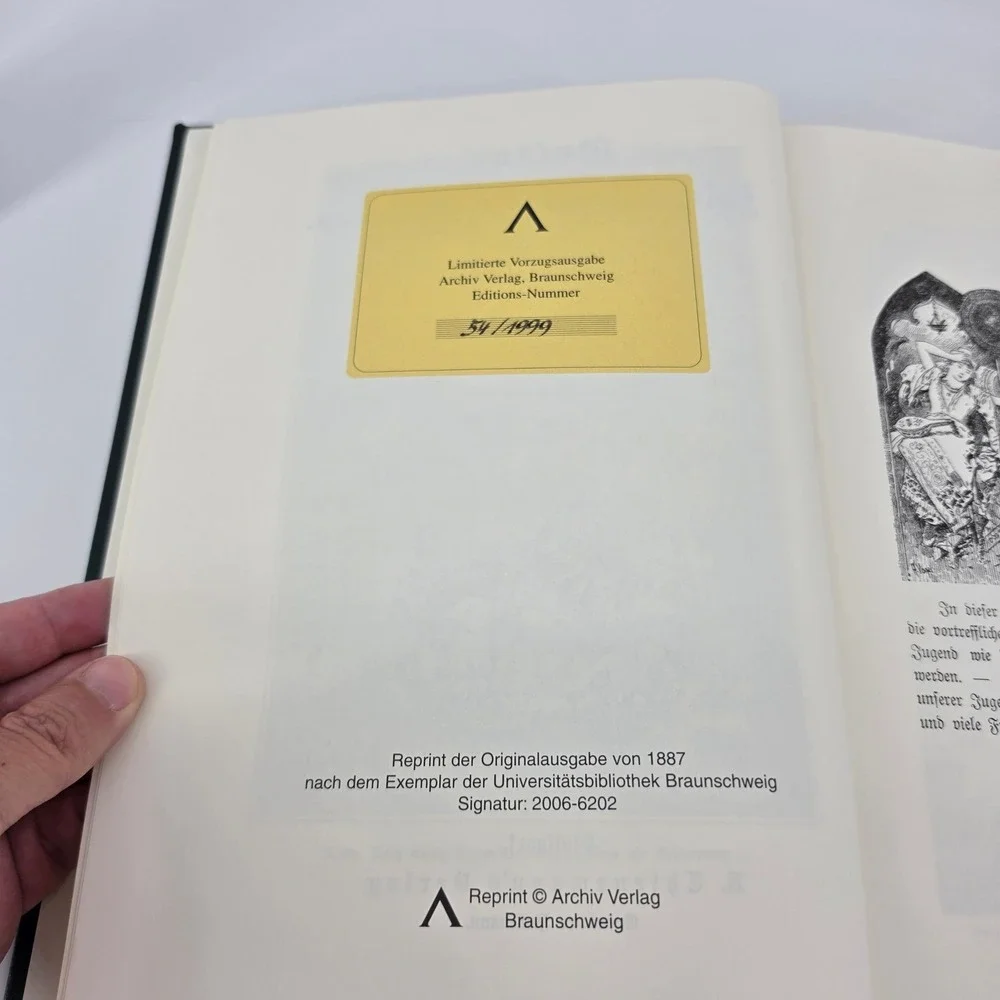 Deutsche Volksmärchen Musäus Archiv Verlag Leather Limited Edition German Book